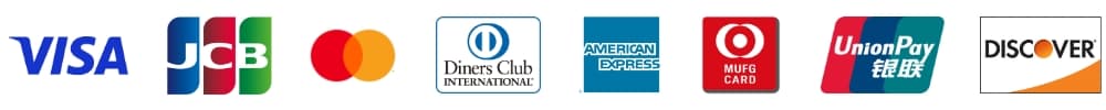 VISA JCB Master Card ダイナースクラブ アメリカンエキスプレス MUFGカード Union Pay Discover